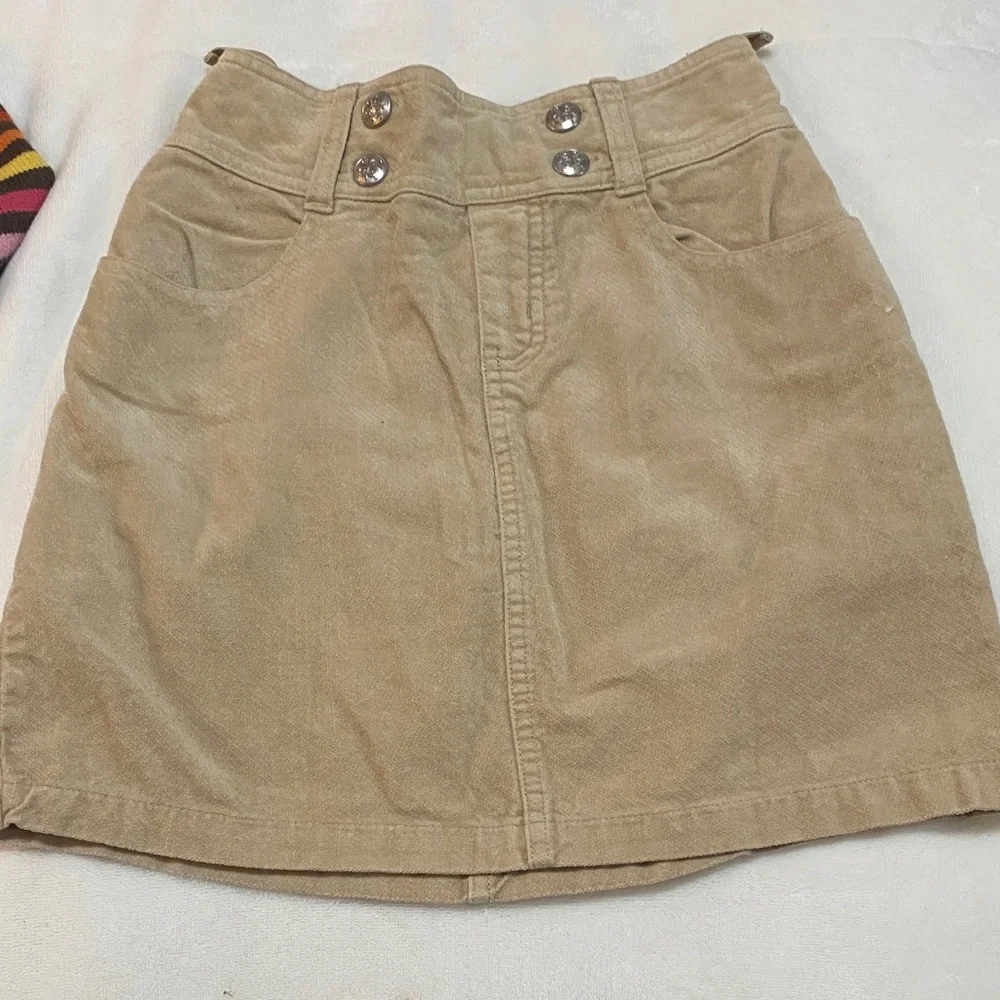 Gymboree Beige Corduroy Mini Skirt